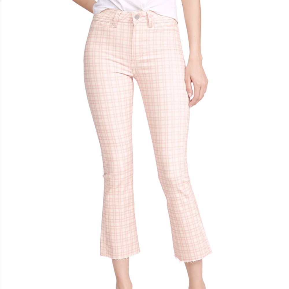 Paige Colette Plaid Jeans